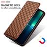 Кожаный флип-кейс TCL 40 XL с слотом для карт, 3D-текстурой, подставкой и функцией кошелька.