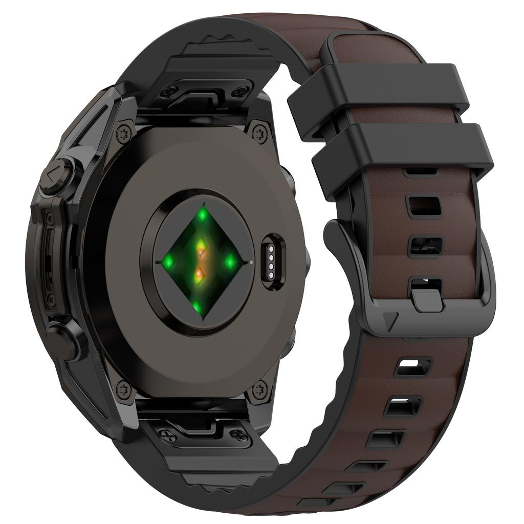 Быстросъемный ремешок 26 мм 22 мм для Garmin Fenix 8 Pro 47 мм 51 мм AMOLED MicroLED Кожаный Силиконовый Ремешок Fenix E 6 6X 7 7X/Epix Браслет