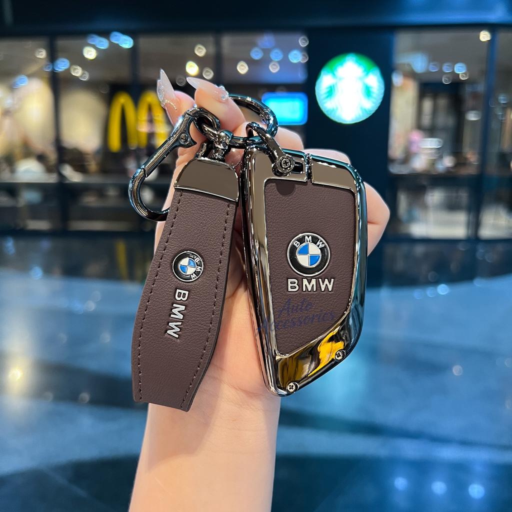 DKHN5 Car Key Case Case Shell Holder Protection For BMW X4 X3 X1 X6 X5 Series 1 2 3 4 5 6 7 F40 G20 G31 F34 F15 Ix3 Keychain Accessory