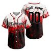 Customizable Baseball for Halloween - Unisex Long Sleeve Sportswear for Men Women and Kids