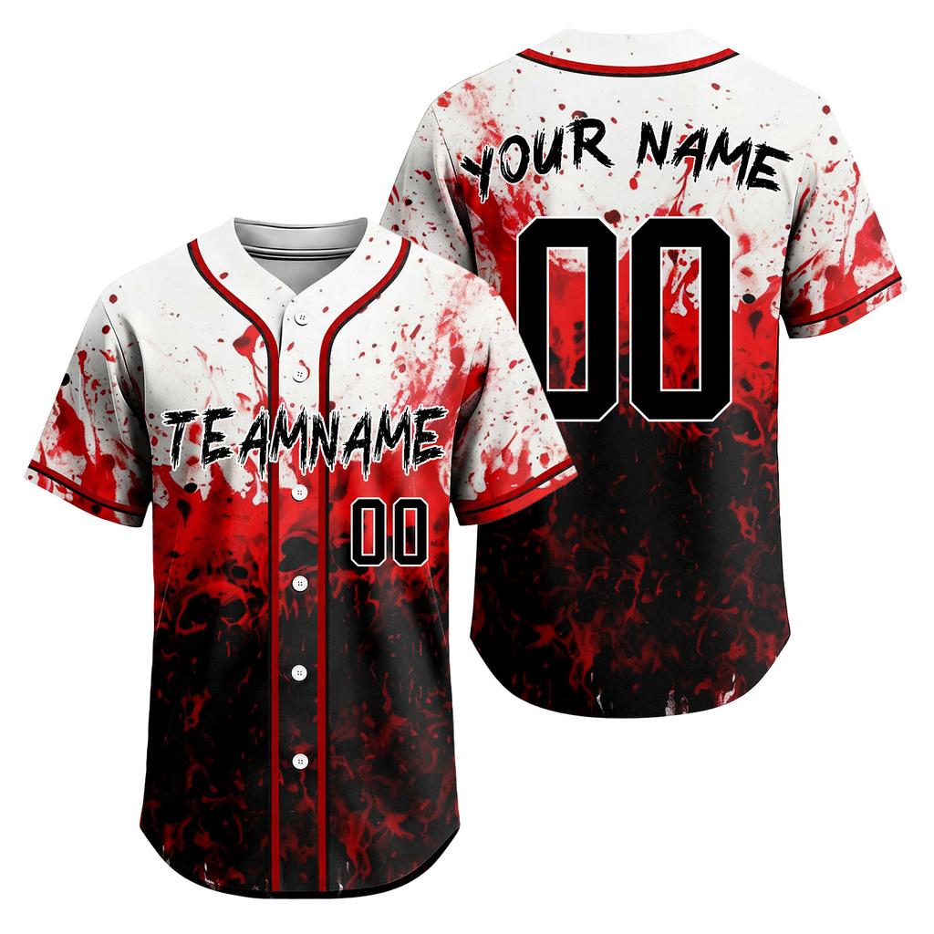 Customizable Baseball for Halloween - Unisex Long Sleeve Sportswear for Men Women and Kids