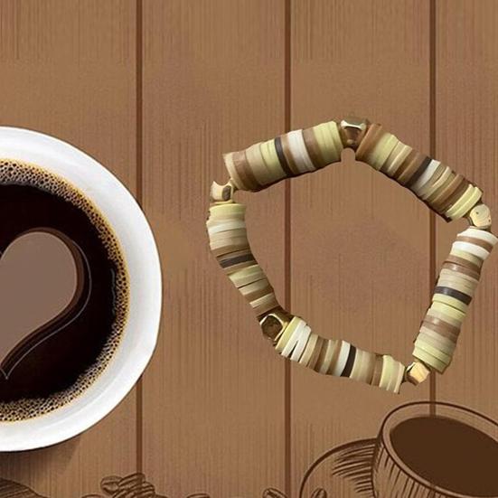 2414Pcs Clay Beads Bracelet Making Kit 6 Color with Letter Beads Non-fading Multi-purpose Soft Clay Beads Jewelry Making