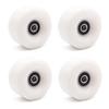 Double Row High-Elastic Shock Absorbing PU Four-Wheel Roller Skate Wheels - Non-Flashing, Universal Accessory