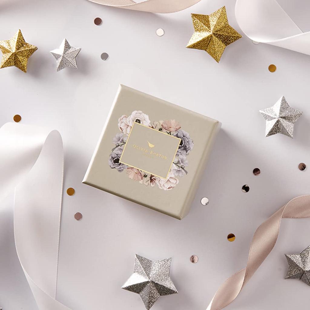 Authorized Distributor Olivia Burton Watch OB16VM11 Abstract Floral Rose Gold Mesh [OLIVIA BURTON] Women's