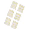 36PCS Drum Dampeners Gels Silicone Gel Pads Soft Drum Dampeners for Drums Cymbals Tone Control Yellow White Dots