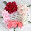 5Pcs/Set Artificial Rose Realistic Fake Flower Wedding Party Home Office Table Centerpiece Faux Floral Plants Branch Pick Stem Decoration Ornament