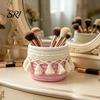 Thickened Material Box Storage Large Capacity Organizer Multipurpose Long-lasting Container Tassel Decor for Home Bedroom Living Room Durable