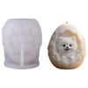 Eggs Shape Dog Embossed Silicone Molds Heat Resistant Food Grade Silicone for Epoxy Resin Making Candle Soap Chocolate
