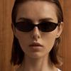 PC Women HD Sunglasses Leopard Print Anti-UV Glasses Catwalk Cat Eye Sunnies  Punk Style