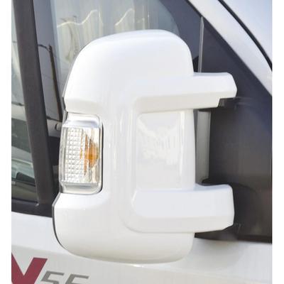 Защитные щитки для зеркал для автодома Fiat Ducato Peugeot Boxer Relay Long Arm Pair White