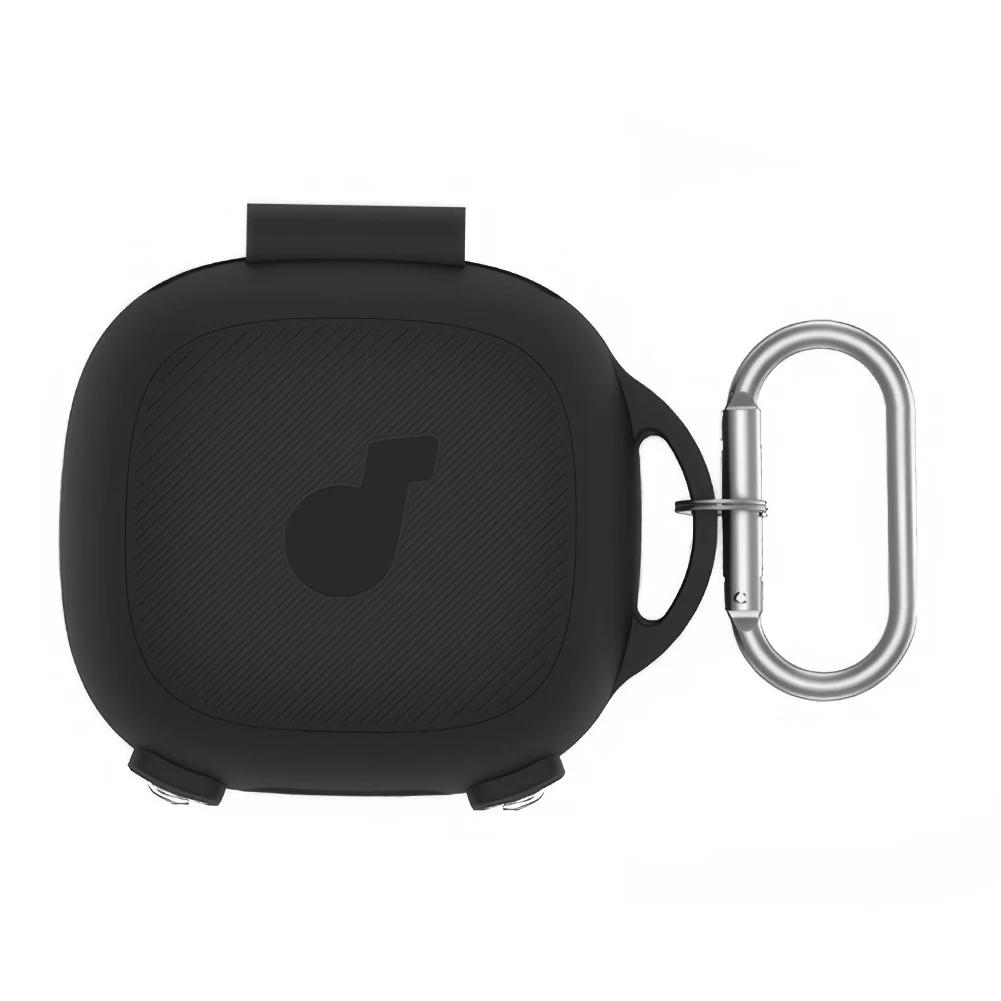 Силиконовый чехол с карабином Мягкий защитный чехол Противоударный защитный чехол Пылезащитный для Anker SoundCore Sport X20