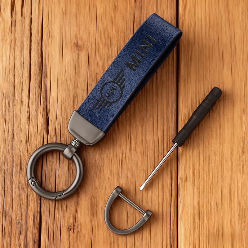 Car Leather Keychain Auto Accessories For Mini Cooper JCW R56 R50 F54 F55 F56 F57 F60 R52 R53 R55 R57 R58 R59 R60 Clubman Works pwaxk99