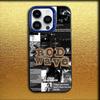 Singer Rod W-Wave Phone Case For iPhone 16,15,14,13,12,11,Mini,Pro,MAX Blue Matte Silicone Cover