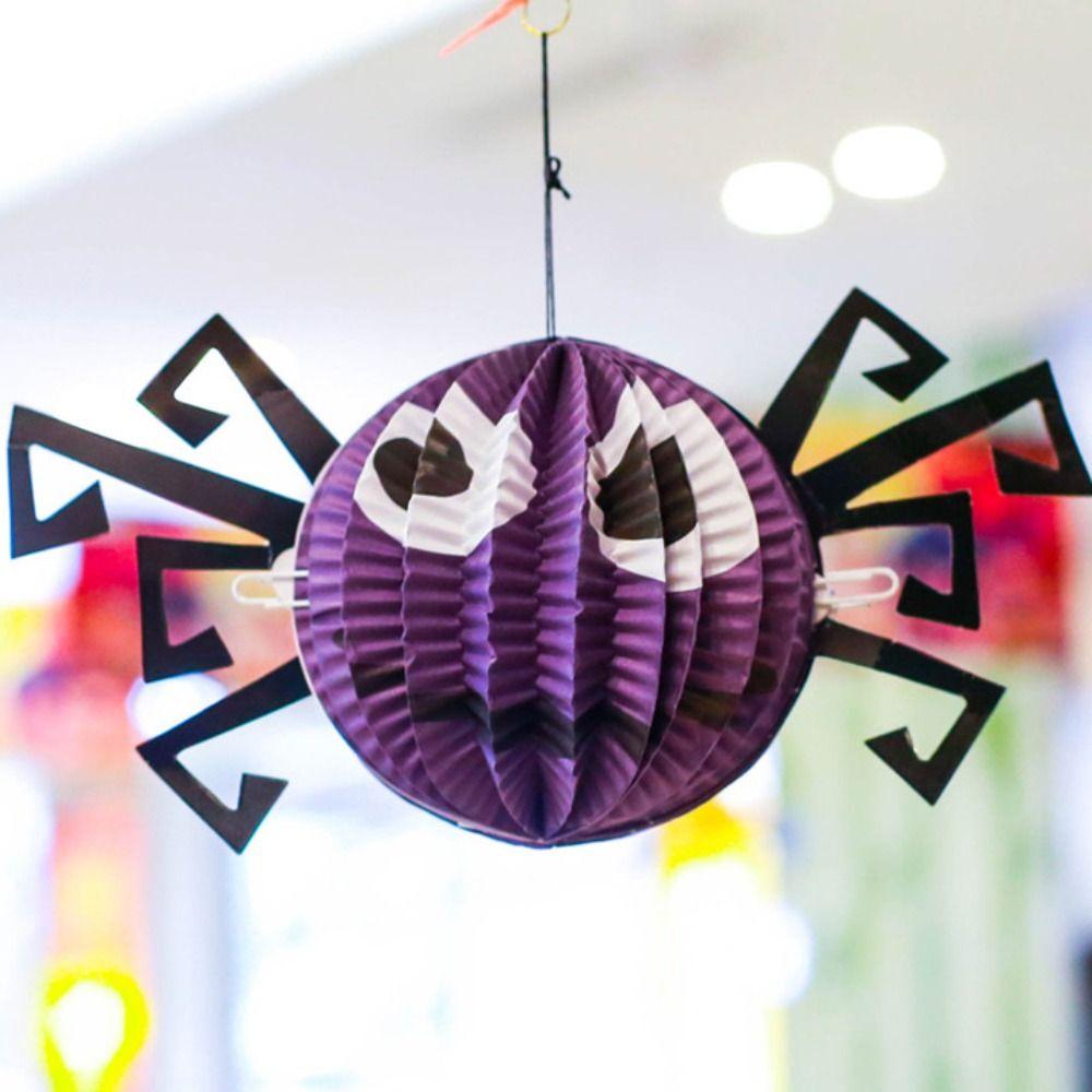 Ghost Halloween Paper Pendant Bat Pumpkin Lantern Festive Halloween Party Prop Halloween