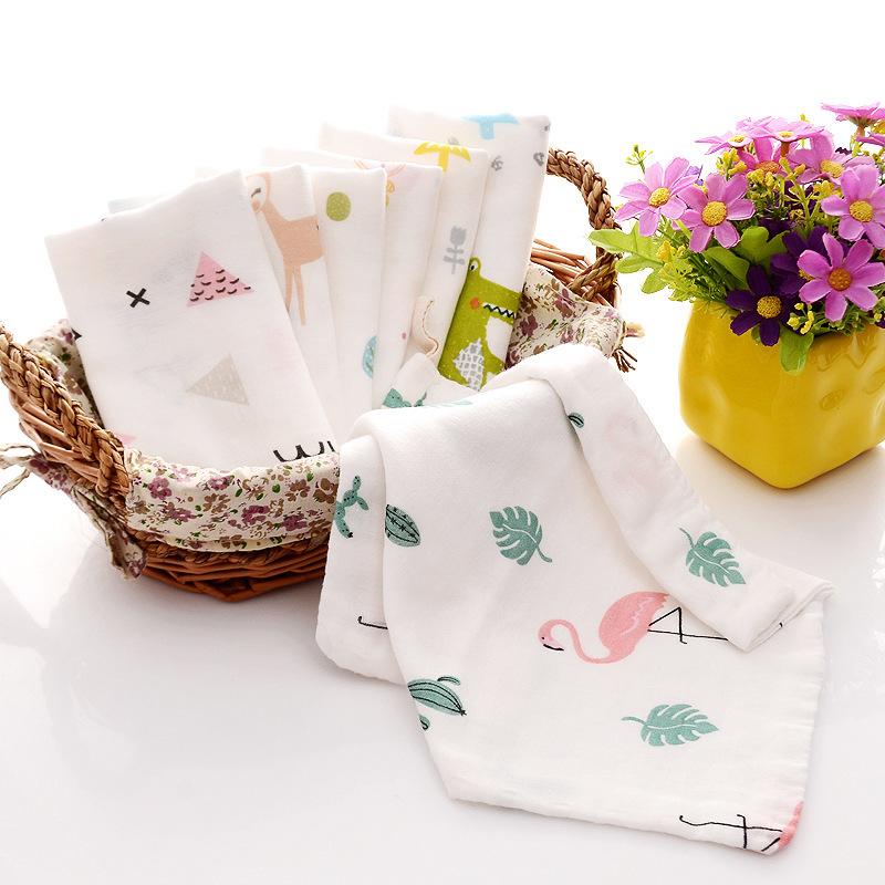 5 шт. 100% хлопок полотенца для новорожденных слюна марля мытье лица кусок ткани носовой платок чистая салфетка