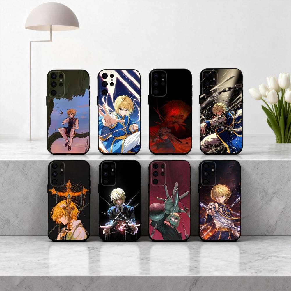 H-Hunter X H-Hunter K-Kurapika Phone Case For Samsung S25,24,23,22,30,21,10,9,Ultra,Plus,Lite,FE,4,5 G Soft Black Case