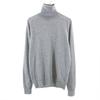 Portuguese Cashmere Blend Long Sleeve Turtleneck Sweater S Gray Knit Women Used