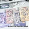 Съемный милый блокнот серии «Волшебный котенок» - Сменные линованные страницы для студентов