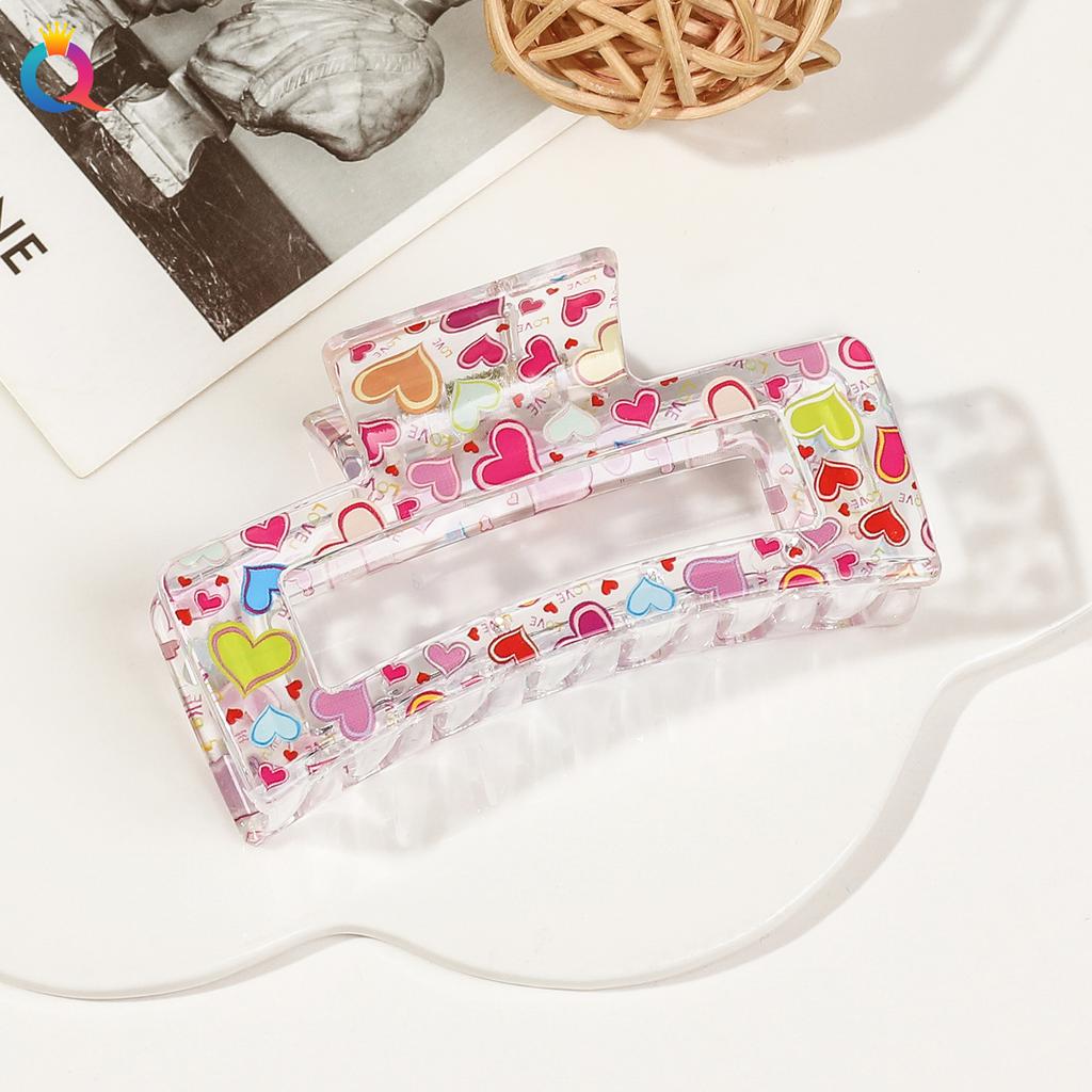 Printed Hair Clip Shark Clip Leopard Clip Large Summer Clip Hair Accessories