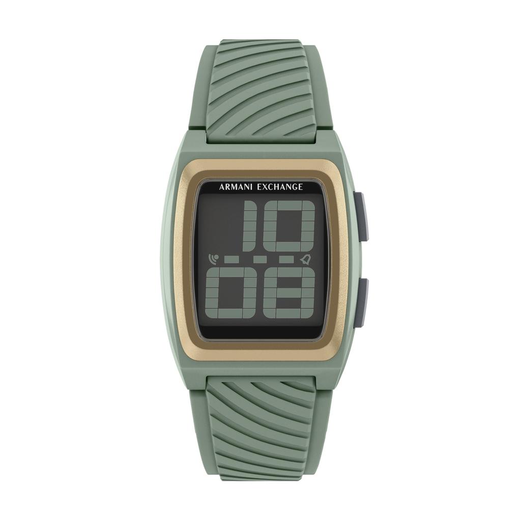 Мужские цифровые силиконовые часы Armani Exchange AX2969