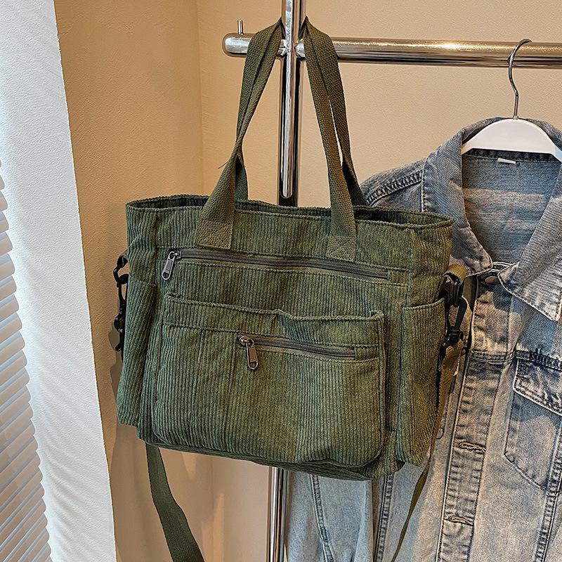 Сумка-тоут Осенне-зимний стиль Женская Большая вместимость Много карманов Женская сумка-тоут Универсальная На плечо Кроссбоди