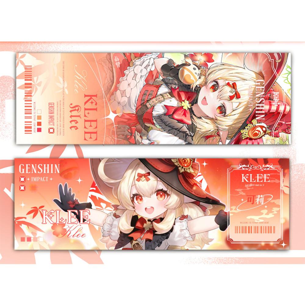 Genshin Impact, коллекционные карты, игры, закладки, Furina Neuvillette, Wriothesley Laser, двусторонний билет, аниме, карта Таро, подарок