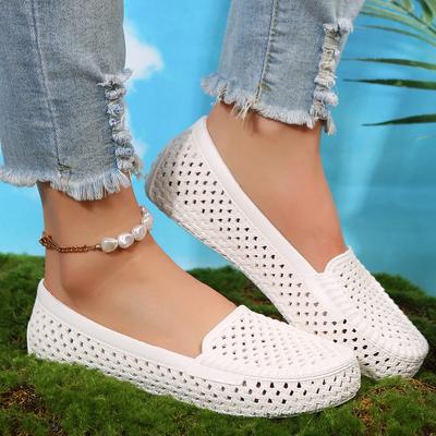 Перфорированные сандалии женские проницаемые мягкие подошвы повседневные туфли пляжная обувь для мам рабочая обувь для медсестер