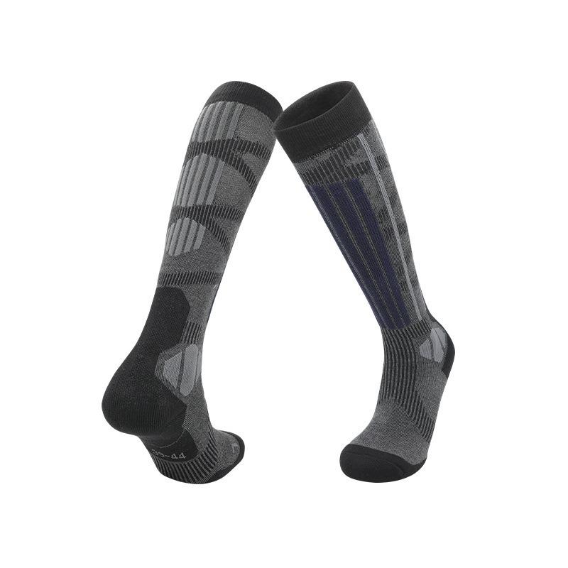 Зимние теплые утолщенные лыжные чулки, походные носки для женщин, мужчин, детей, противопрокольные, для катания на лыжах на открытом воздухе, высокие спортивные чулки