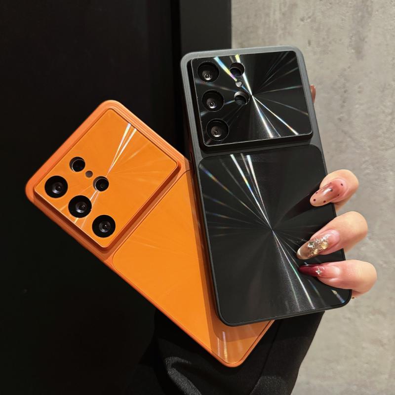 Для Samsung Galaxy S26 Ultra Цветной Лазерный Аврора Чехол для Телефона Защита Камеры Ударопрочный Бронированный Чехол Для Galaxy S26 Ultra