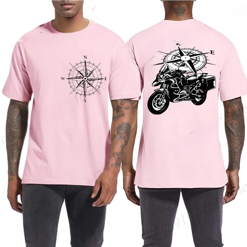 Мотоцикл Смешное Горное Приключение Мотоциклетный Графический 3D Принт Футболки Мужская Одежда Харадзюку Эстетическая Футболка