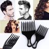 Curly Hair Anti-static Hair Fork Brush Salon Styling Tool Wide Tooth Comb Afro Hair Pick Comb