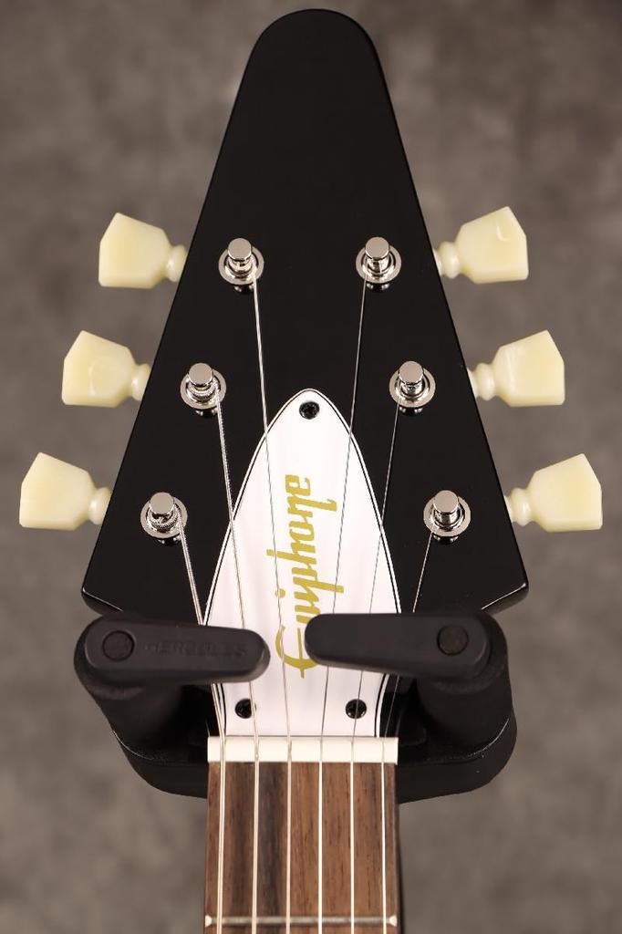 Gibson Custom Jimi Hendrix Flying V Ebony Epiphone/Inspired "Love Drops" [3,21 кг][S/N 24111524588]