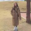 Winter Solid Color New Padded Jacket Plus Long Knee Padded Jacket Oversize Bread Jacket