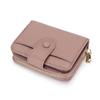 2024 New Short Wallets For Women Genuine Leather Card Holders First Layer Of Cowhide Coin Purse 2in1 Zipper Hasp Bifold Wallet