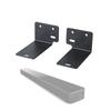 Soundbar Wall Mount Universal Drywall Sound Bar Wall Brackets Works with Most Soundbars Adjustable Removable Mounting
