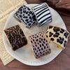 Metal Wide Bangle Leopard Print Bangles Alloy Jewelry Wide Cuff Bracelets  American Style