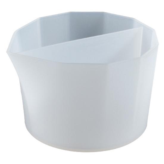 4 шт., силиконовая чашка для заливки, разделенная чашка для краски, чашка для смешивания цветов, дизайн с несколькими отделениями, многоразовая чашка для смешивания жидкости, художественная смола, ремесло