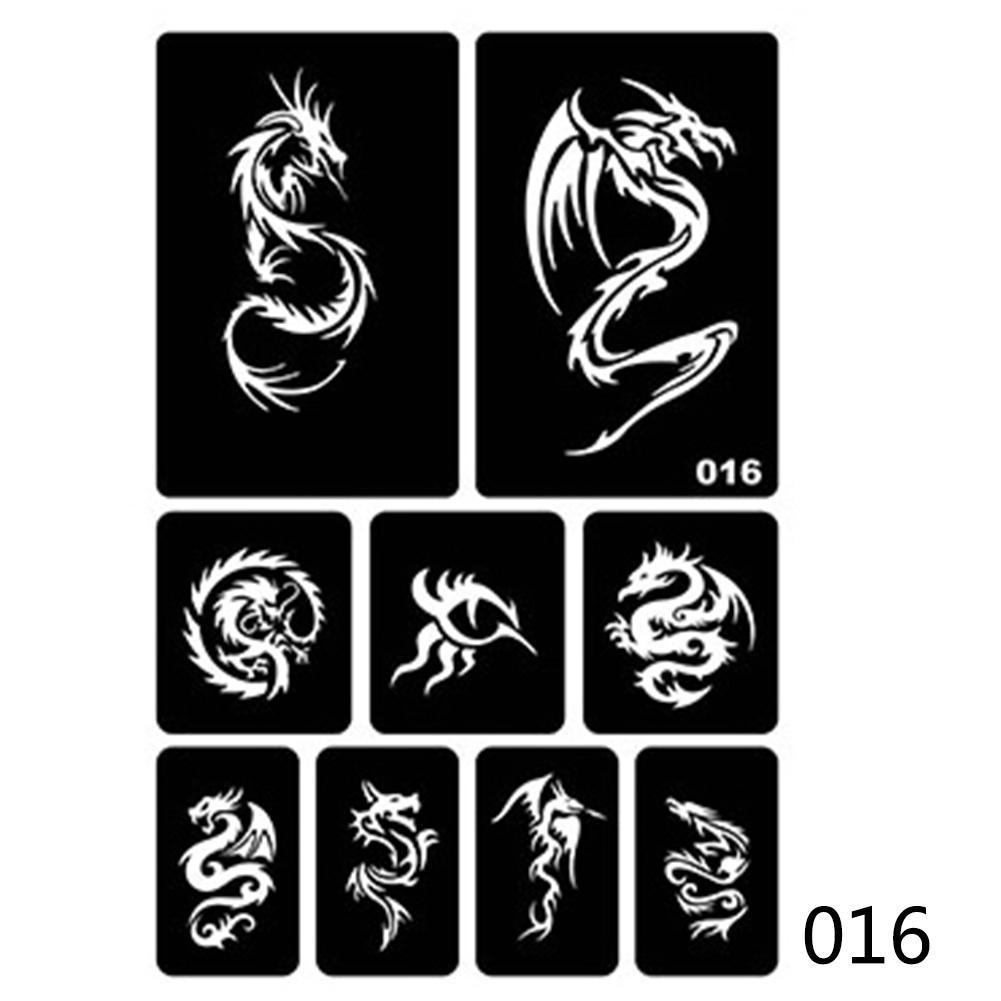 Drawing Temporary Girl Hand Art Paste New Body Stencil Template Hollow Henna Tattoo 40 Style