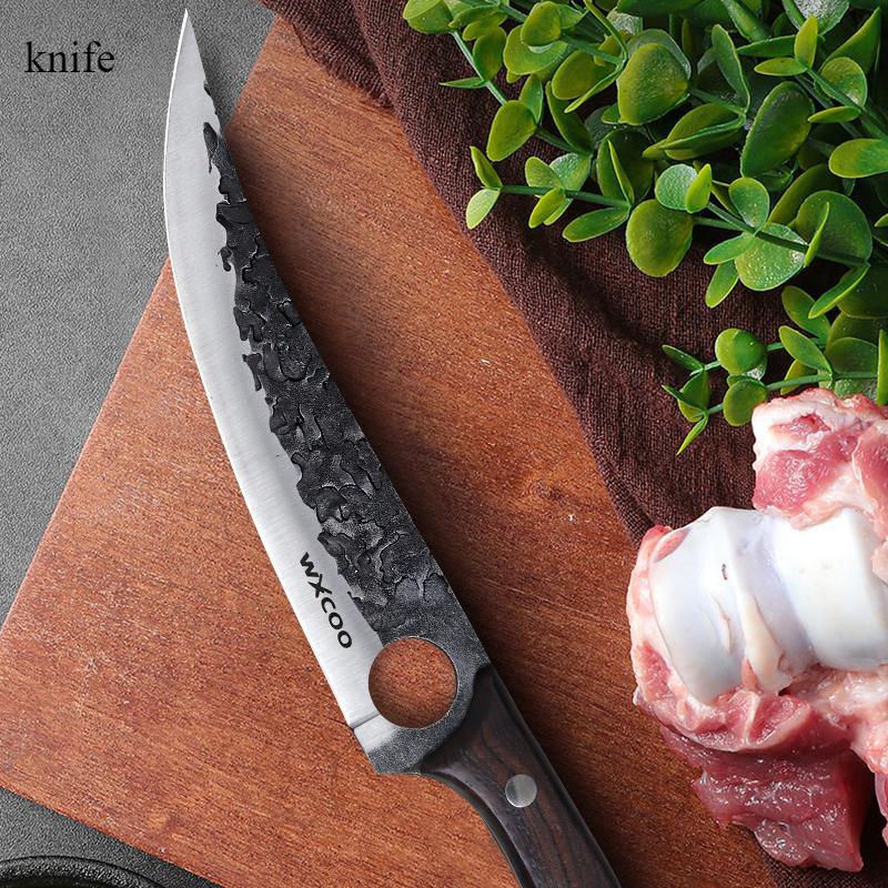 Профессиональный поварской нож, японские кухонные ножи, кованый нож из нержавеющей стали для обвалки, многофункциональный нож для нарезки мяса