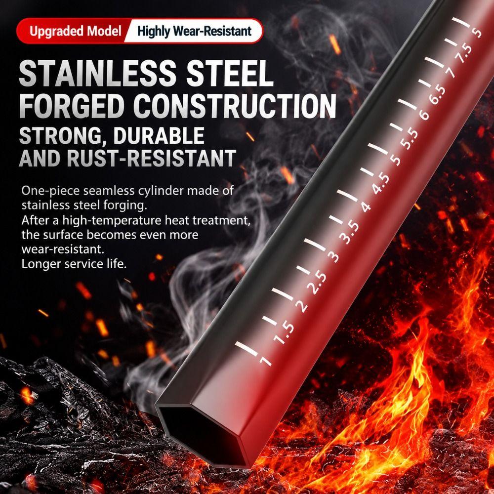 Stainless Steel Extended Socket Wrench Graduated Scale Ceiling Socket Wrench Ceiling Installation