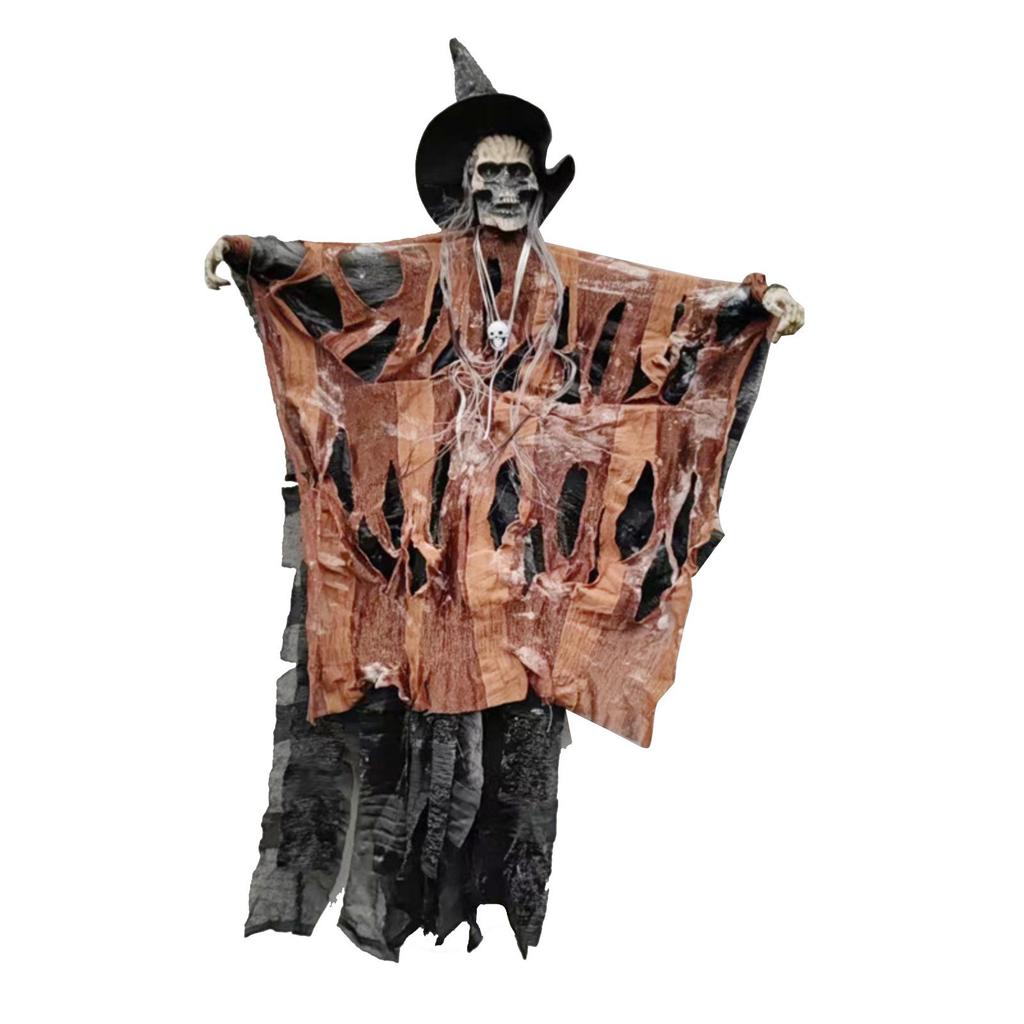 Звук и свет Хоррор Атмосфера Украшение Подвесной Электрический Подвес в виде Шляпы