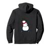 Cool Skateboard Snowman Cartoon Skater Hoodie