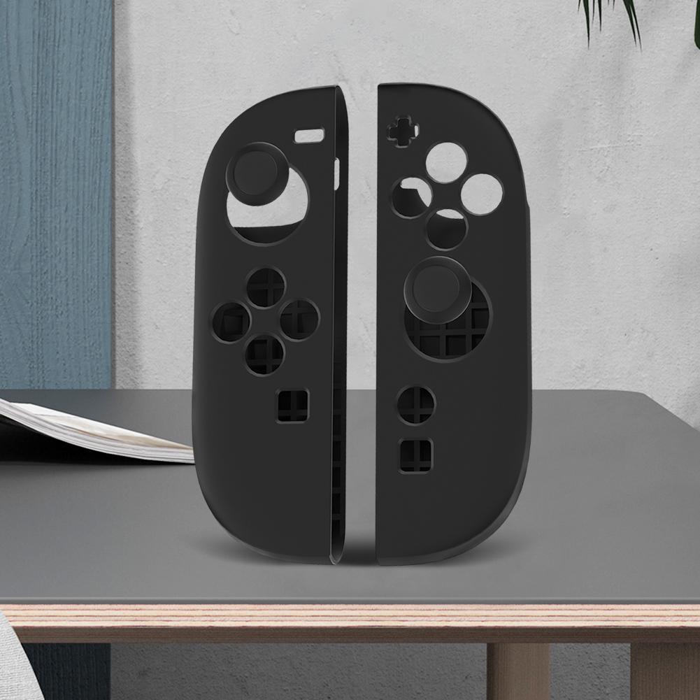 Чехол для Switch 2 Joy-con, Силиконовый чехол-рукоятка, Противоскользящий корпус, Замена с 2 колпачками для стиков, Мягкий силиконовый чехол
