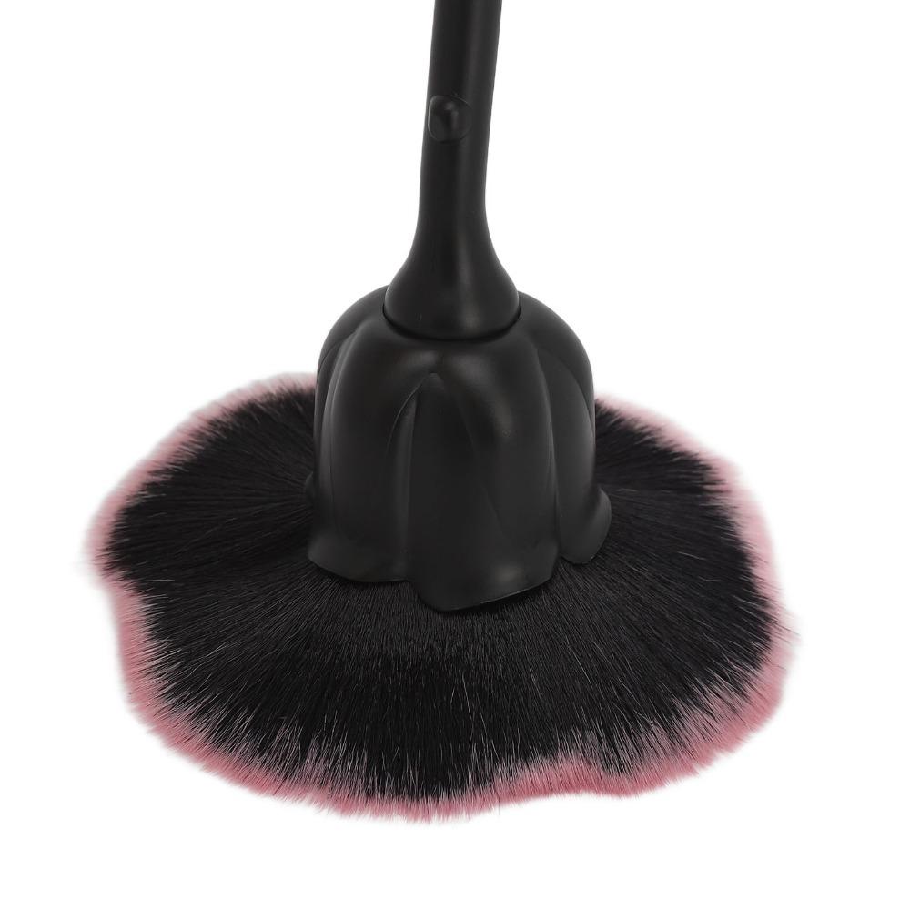 2pcs Fluffy Texture Fluffy Powder Brush Nail Art Dust Remover Brush Salon Manicure Work