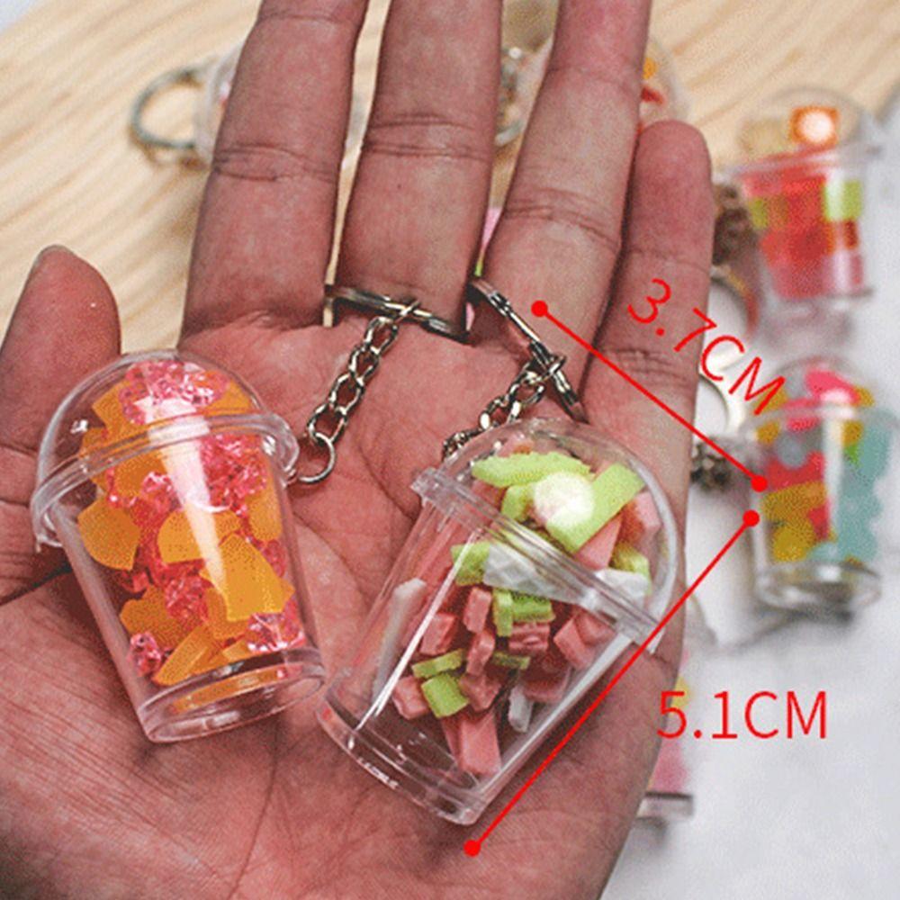 Shaker Cup Keychain Charm Bag Pendent New Key Chains for Keychain Bag