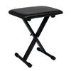Folding Piano Stool from a Piano Specialty Store: X-Shaped Keyboard Bench, Lightweight (Approx. 2.2kg), Anti-Wobble Function, 3-Level Height Adjustmen