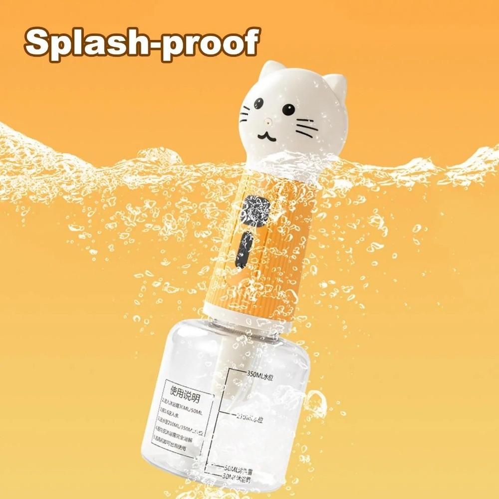 USB Charging Pet Foaming Machine Cat Shape Cat Soap Dispenser  Daily Home Use
