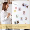 10pcs 3.8x2.5in Magnetic Picture Frames Mini Photo Frames Set for Refrigerator Locker Office Kitchen Cabinet Classroom