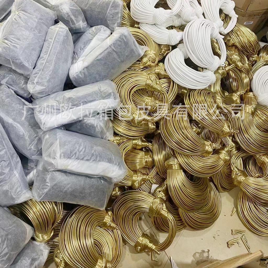 Hand Woven Knotted Noodles with Long Shoulder Straps Hand-wrapped Bag Light and Small