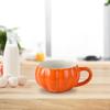 Ceramic Pumpkin Mug Women Men 300ml Water Tea Cups Milk with Handle for Cafe